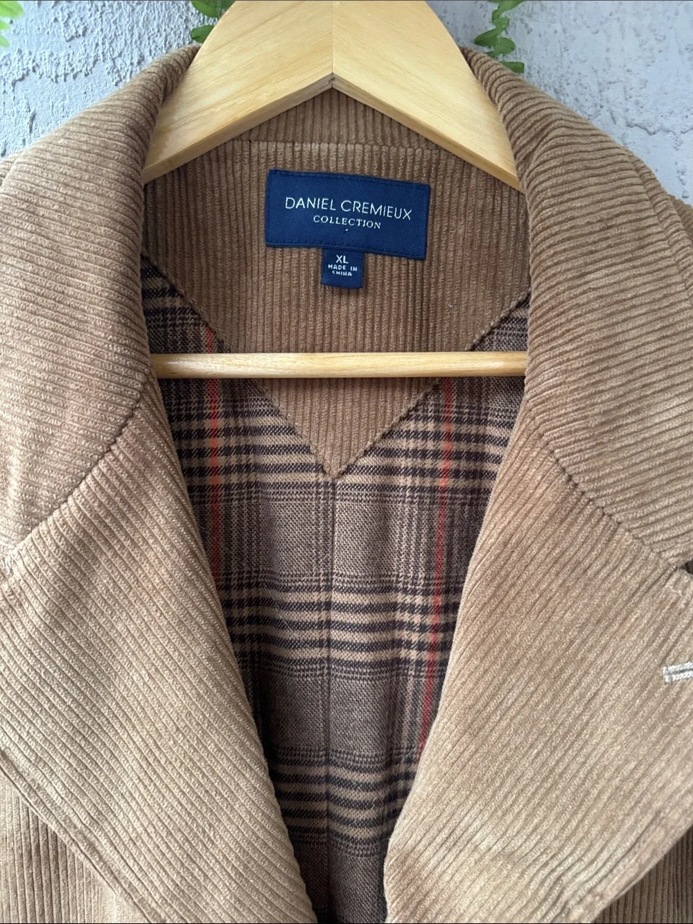 Daniel Cremieux Collection Brown Corduroy Field Jacket
